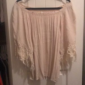 Off the shoulder long sleeve